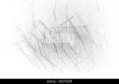 Grunge sctached Textur Hintergrund. Schwarz-weiße Tapete Stockfoto