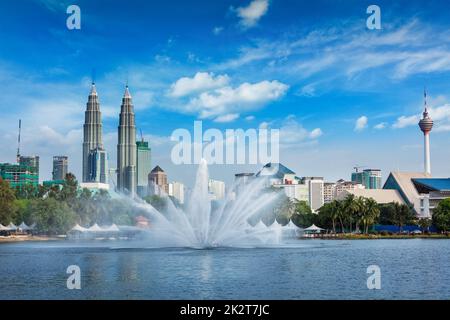 Skyline von Kuala Lumpur Stockfoto