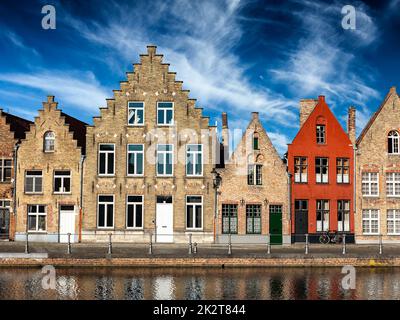 Brügge Blick auf die Stadt, Belgien Stockfoto