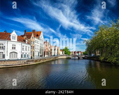 Brügge Blick auf die Stadt, Belgien Stockfoto
