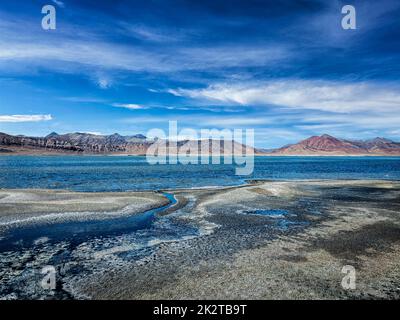 Berg-See-Tso Kar im Himalaya Stockfoto