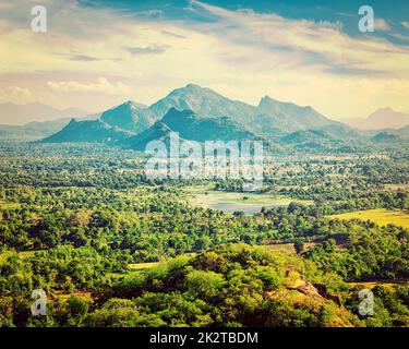 Sri Lanka Landschaft Stockfoto