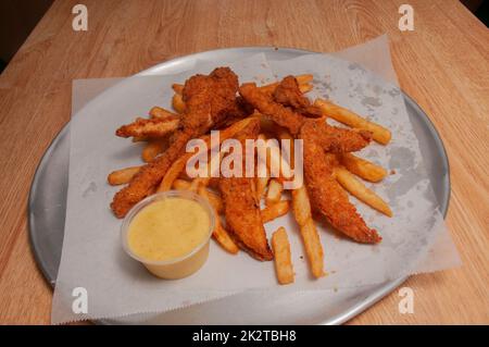 Köstliches Hühnchen Zart Stockfoto