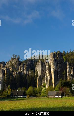 Teplice Adrspach Rocks, Ostböhmen, Tschechien Stockfoto