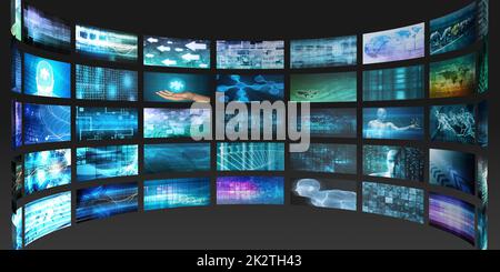 Marketing-Technologie Stockfoto