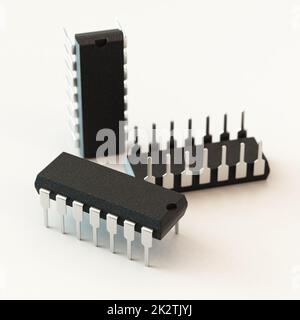 DIP-Chip-Gehäuse. Stockfoto