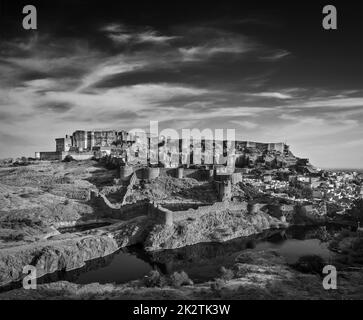 Mehrangarh Fort, Jodhpur, Rajasthan, Indien Stockfoto