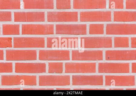 Nahtlose rote Backsteinwand Textur Hintergrund Stockfoto