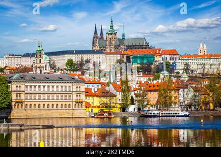 Gradchany Prager Burg und St.-Veits-Dom Stockfoto