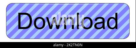 Download-Taste Pastellblau auf weißem Hintergrund - Abbildung Stockfoto
