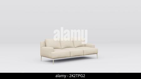 3D Abstraktes Interieur. Innenschablone. Stockfoto