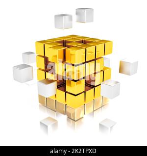 Teamarbeit Abstrace Konzept Stockfoto