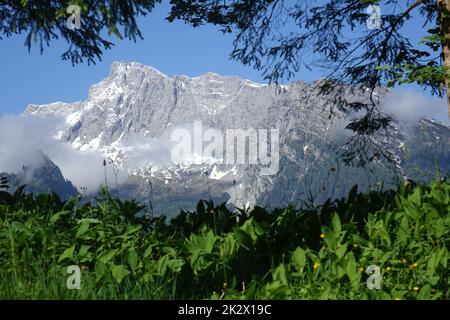 Deutschland, Bayern, Landkreis Berchtesgaden, Berchtesgadener Alpen, Nationalpark, Hochkalter, Landschaft Stockfoto