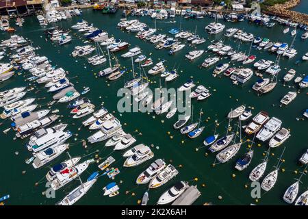 Aberdeen, Hongkong 24. August 2020: Hong Kong Yacht Club Stockfoto