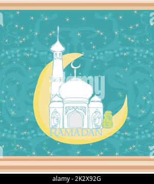 abstrakte religiösen Hintergrund - Ramadan Kareem-Vektor-Design Stockfoto