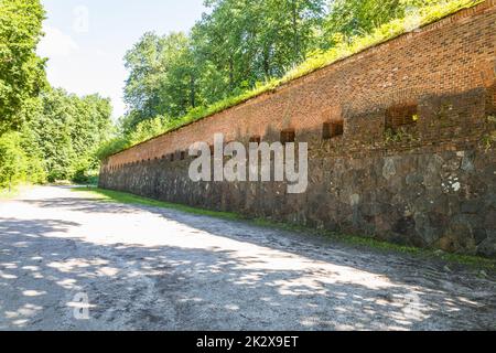 Festung Boyen. Ehemalige preußische Festung während des Ersten und Zweiten Weltkriegs verwendet. Gizycko, Polen, 11. Juni 2022 Stockfoto