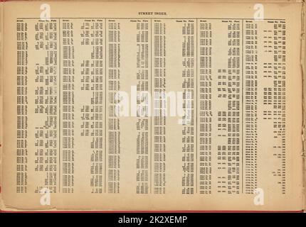 Kartografisch, Karten. 1927. Lionel Pincus und Prinzessin Firyal Map Division. Immobilien , New York (Bundesstaat) , New York, Manhattan (New York, N.Y.) Straßenindex: 80. Street E. - 228. Street W. Stockfoto