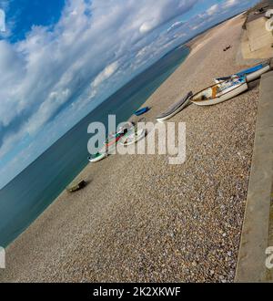 Fischerboote, Strand Von Cohsil Stockfoto