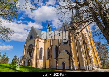 Basilika des Besuchs der Heiligen Jungfrau Maria Stockfoto