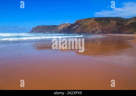 Schöner Strand in Alentejo Stockfoto