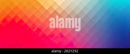 Glattes, farbenfrohes Vorlagenbanner mit Farbverlauf. Design mit flüssigen Form abstrakten Hintergrund moderne Hipster futuristische Grafik. Stockfoto