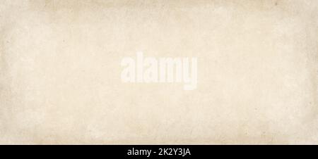Alte Pergamentpapier Textur Hintergrund. Banner Stockfoto
