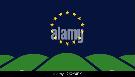 Flagge Von Montpelier City Vermont Stockfoto