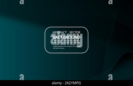 Dunkelblauer Hintergrund mit Rahmen für bearbeitbaren Text Stock Vektor