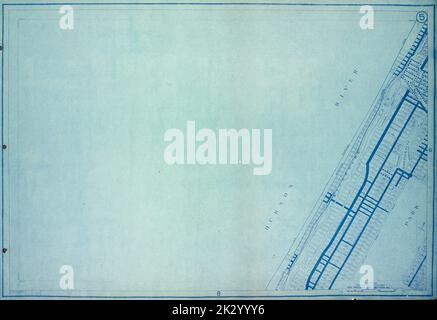 New York (New York). Board of Estimate und Apportionment. Kartografisch, Karten. 1916. Lionel Pincus und Prinzessin Firyal Map Division. Zoning , New York (Bundesstaat) , New York, Karten Verwenden Bezirkskarte Abschnitt Nr. 5 Stockfoto