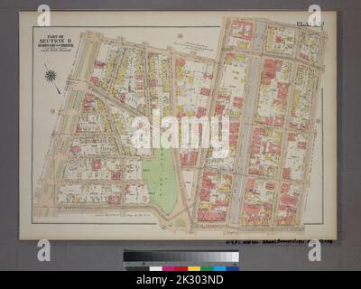 G.W. Bromley & Co. Kartografisch, Karten. 1921. Lionel Pincus und Prinzessin Firyal Map Division. Bronx (New York, N.Y.), Immobilien , New York (Bundesstaat) , New York Plate 53, Teil von Abschnitt 11, Borough of the Bronx. Begrenzt durch E. 180. Street, Webster Avenue, E. 181. Street, Bathgate Avenue, E. Tremont Avenue und Grand Boulevard. Stockfoto