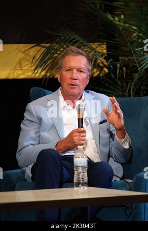 Austin, Texas, USA. 23. September 2022. John Kasich ehemaliger Gouverneur von Ohio beim Texas Tribune Festival, Central Presbyterian Church in Austin, Texas. Mario Cantu/CSM/Alamy Live News Stockfoto