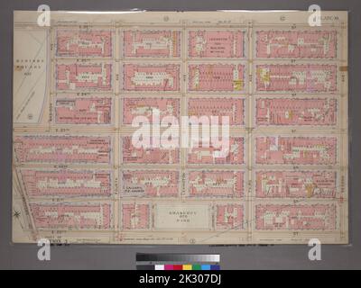 Kartografisch, Karten. 1899. Lionel Pincus und Prinzessin Firyal Map Division. Manhattan (New York, N.Y.), Immobilien , New York (Bundesstaat) , New York Plate 10, Teil von Abschnitt 3: Begrenzt durch E. 26. Street, Second Avenue, E. 20. Street, Broadway, E. 23. Street und Madison Avenue Stockfoto