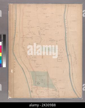 Kartografisch, Karten. 1867. Lionel Pincus und Princess Firyal Map Division Sheet 19: Begrenzt durch Hudson River Bulk Head Pier Line, Fort Washington, 10. Avenue (Harlem River Bulk Head Pier Line) und 160. Street. Stockfoto