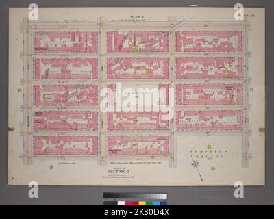 Kartografisch, Karten. 1899. Lionel Pincus und Prinzessin Firyal Map Division. Manhattan (New York, N.Y.), Immobilien , New York (Bundesstaat) , New York Plate 29, Teil von Abschnitt 2: Begrenzt durch E. 14. Street, Avenue B, E. 10. Street, Avenue A, E. 9. Street und Second Avenue Stockfoto