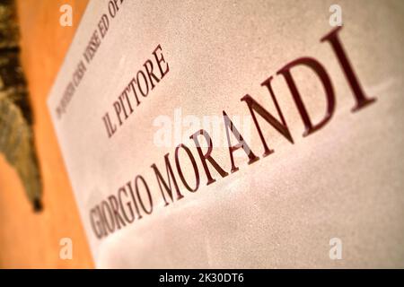 Casa Giorgio Morandi Via Fondazza Bologna Italien Stockfoto