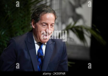 Austin, TX, USA. 23. September 2022. Der US-Repräsentant JAMIE RASKIN, D-Maryland, spricht über seine Rolle im Ausschuss für den 6.. Januar und darüber, welche Enthüllungen es gibt, wenn sein Bericht später in diesem Herbst veröffentlicht wird. Raskin sprach bei einer Session des Texas Tribune Festivals in der Innenstadt von Austin. (Bild: © Bob Daemmrich/ZUMA Press Wire) Bild: ZUMA Press, Inc./Alamy Live News Stockfoto