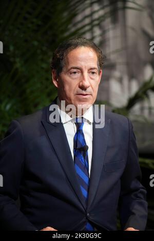 Austin, TX, USA. 23. September 2022. Der US-Repräsentant JAMIE RASKIN, D-Maryland, spricht über seine Rolle im Ausschuss für den 6.. Januar und darüber, welche Enthüllungen es gibt, wenn sein Bericht später in diesem Herbst veröffentlicht wird. Raskin sprach bei einer Session des Texas Tribune Festivals in der Innenstadt von Austin. (Bild: © Bob Daemmrich/ZUMA Press Wire) Bild: ZUMA Press, Inc./Alamy Live News Stockfoto