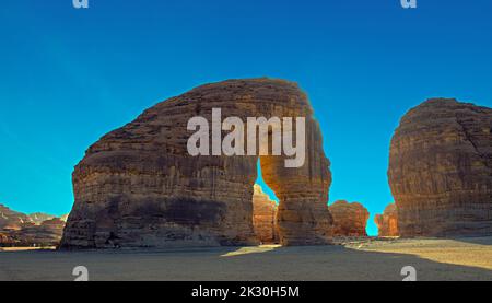 Elephant Rock Al Ula Saudi-Arabien Stockfoto