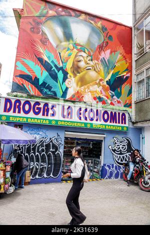 Bogota Kolumbien,Chapinero Norte Carrera 11,Ladengeschäfte Geschäfte Geschäfte Geschäfte Markt Märkte Marktplatz Verkauf Einkaufen, kolumbianische Firma Stockfoto