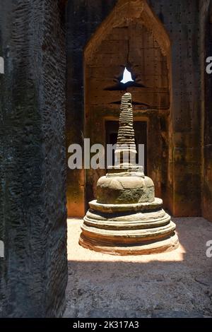 Der Preah Khan-Tempelkomplex am nördlichen Rand des Angkor Archaeological Park ist eines der bedeutendsten Gebäude, das während der Zeit errichtet wurde Stockfoto