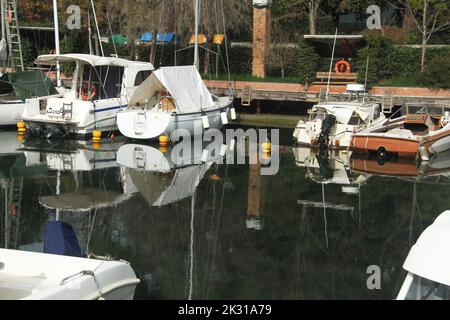 Marina in Cesenatico, Italien Stockfoto