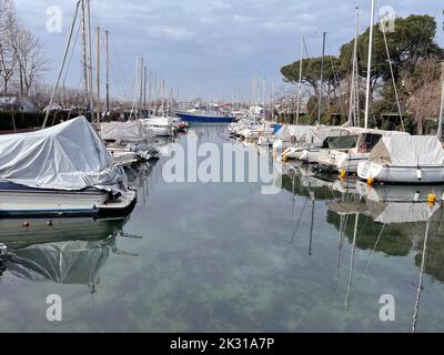 Marina in Cesenatico, Italien Stockfoto