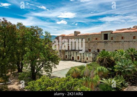 Innenansicht des Santo Domingo Tempels, Oaxaca, Mexiko Stockfoto