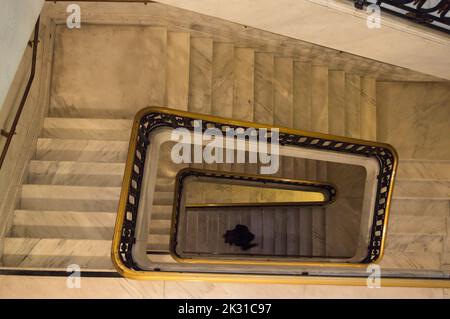 Leading Line Stair Case Stockfoto