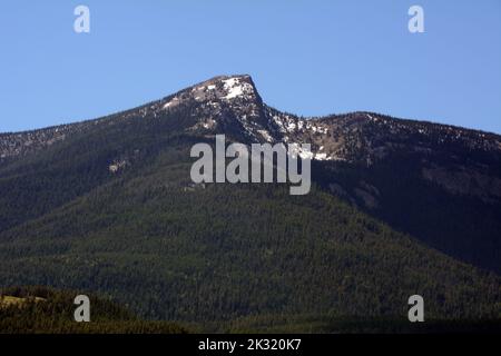 Hooknose Mountain, in der Selkirk Range und im Colville National Forest, im Pend-Oreille County, im Nordosten des US-Bundesstaates Washington. Stockfoto