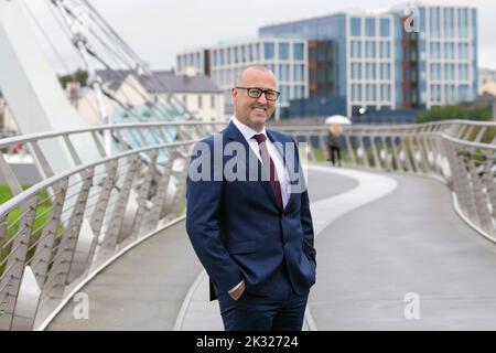 Aidan O'Kane , Handelskammer Londonderry . Stockfoto