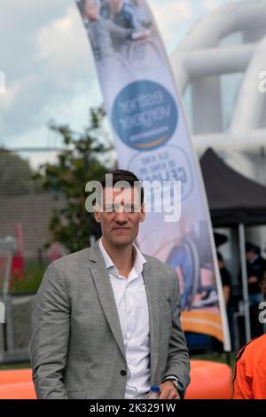 Niels Meijr Beim Tag Der Offenen Tür Der Johan Cruijff Foundation In Amsterdam, Niederlande 21-9-2022 Stockfoto