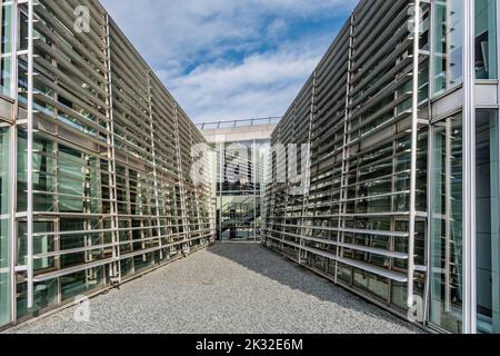 Königliche Bibliothek namens der schwarze Diamant, in Kopenhagen, Dänemark Stockfoto