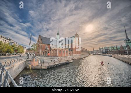 Holmens Kirche im Zentrum von Kopenhagen, Dänemark Stockfoto