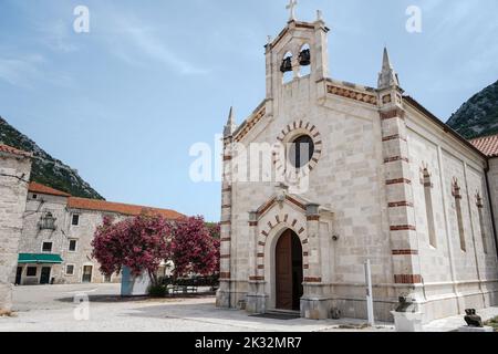 St. Blaise Kirche in Ston, Halbinsel Peljesac, Kroatien. Stockfoto